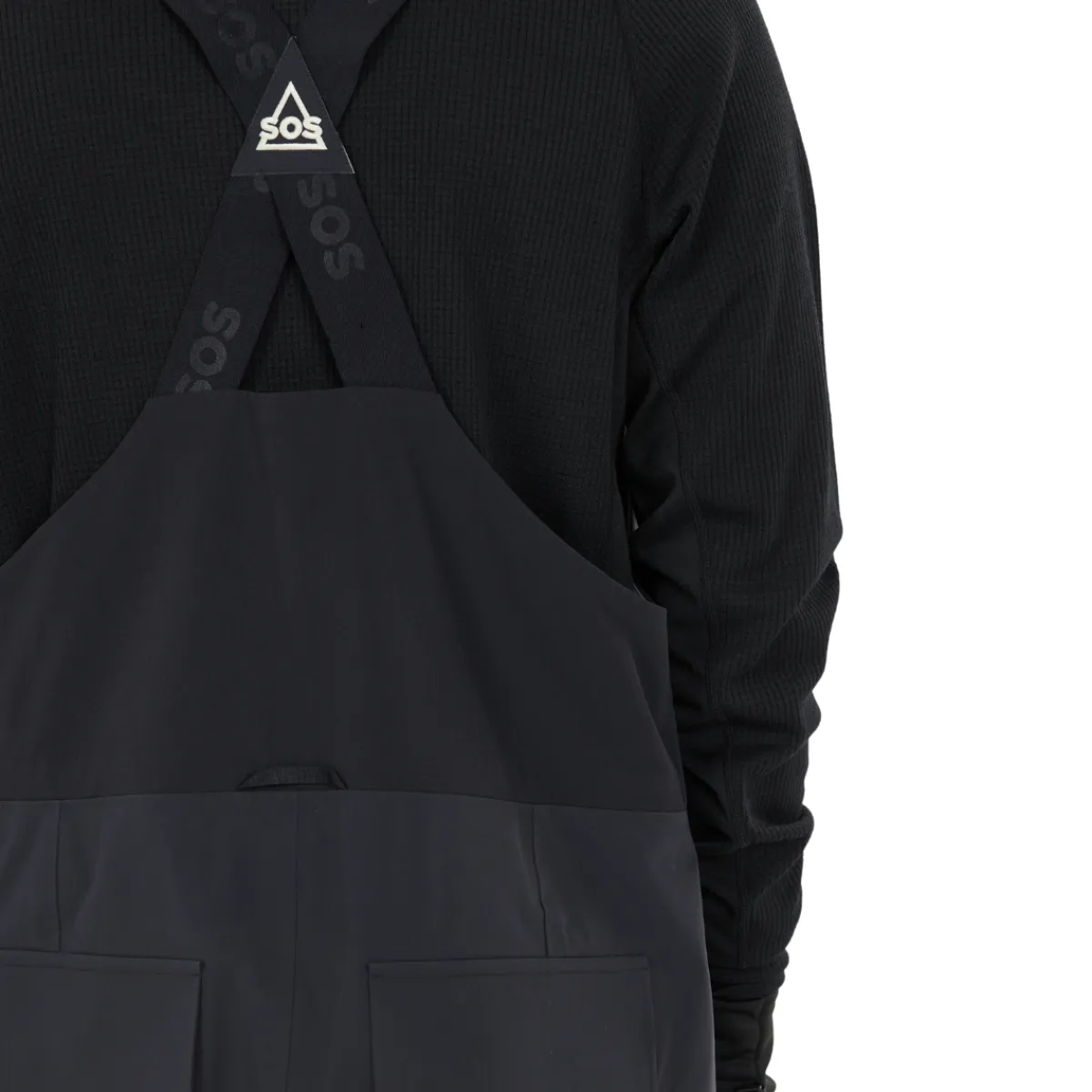 Kula 3-lags Shell Bib Skibukser, herre (Black)-SOS Clearance