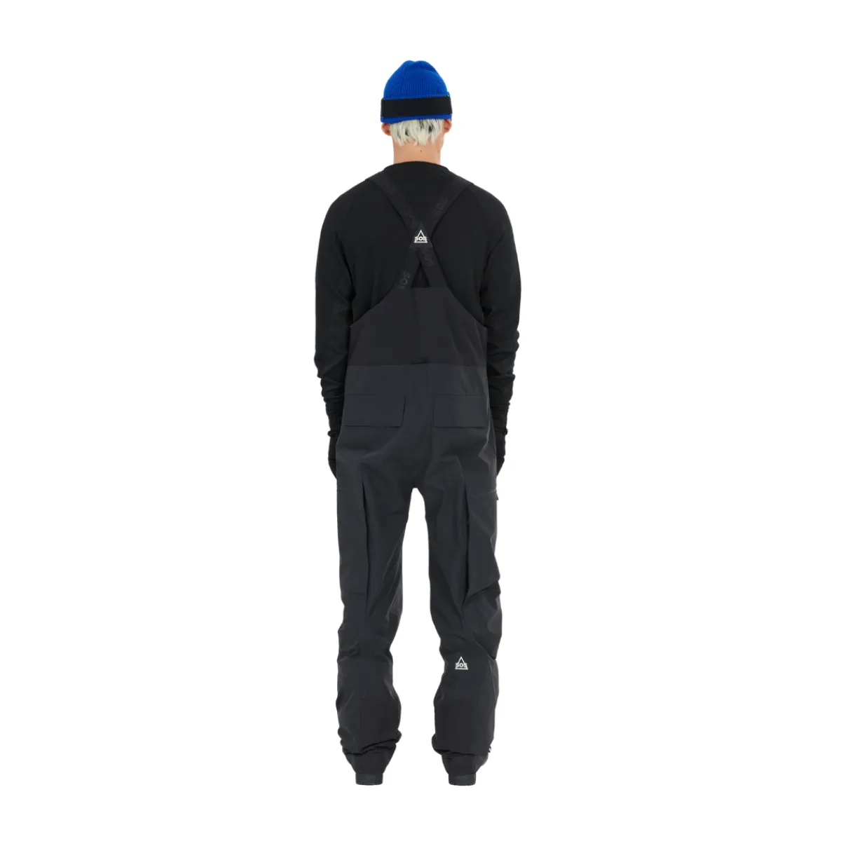 Kula 3-lags Shell Bib Skibukser, herre (Black)-SOS Clearance
