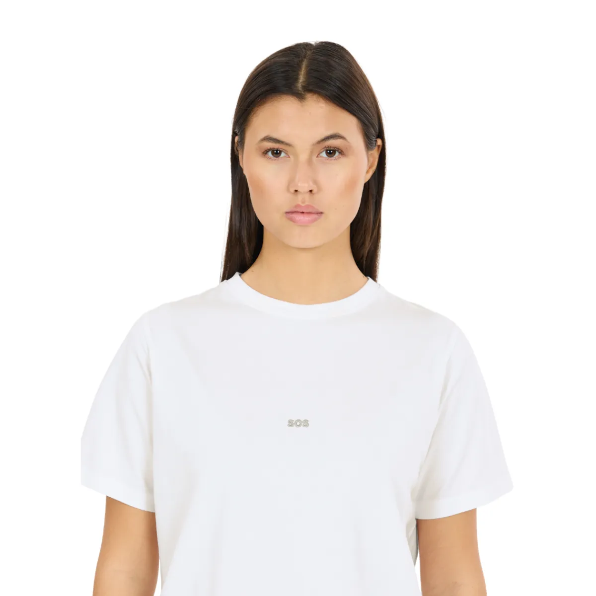 Mera T-shirt, dame (White)-SOS Hot