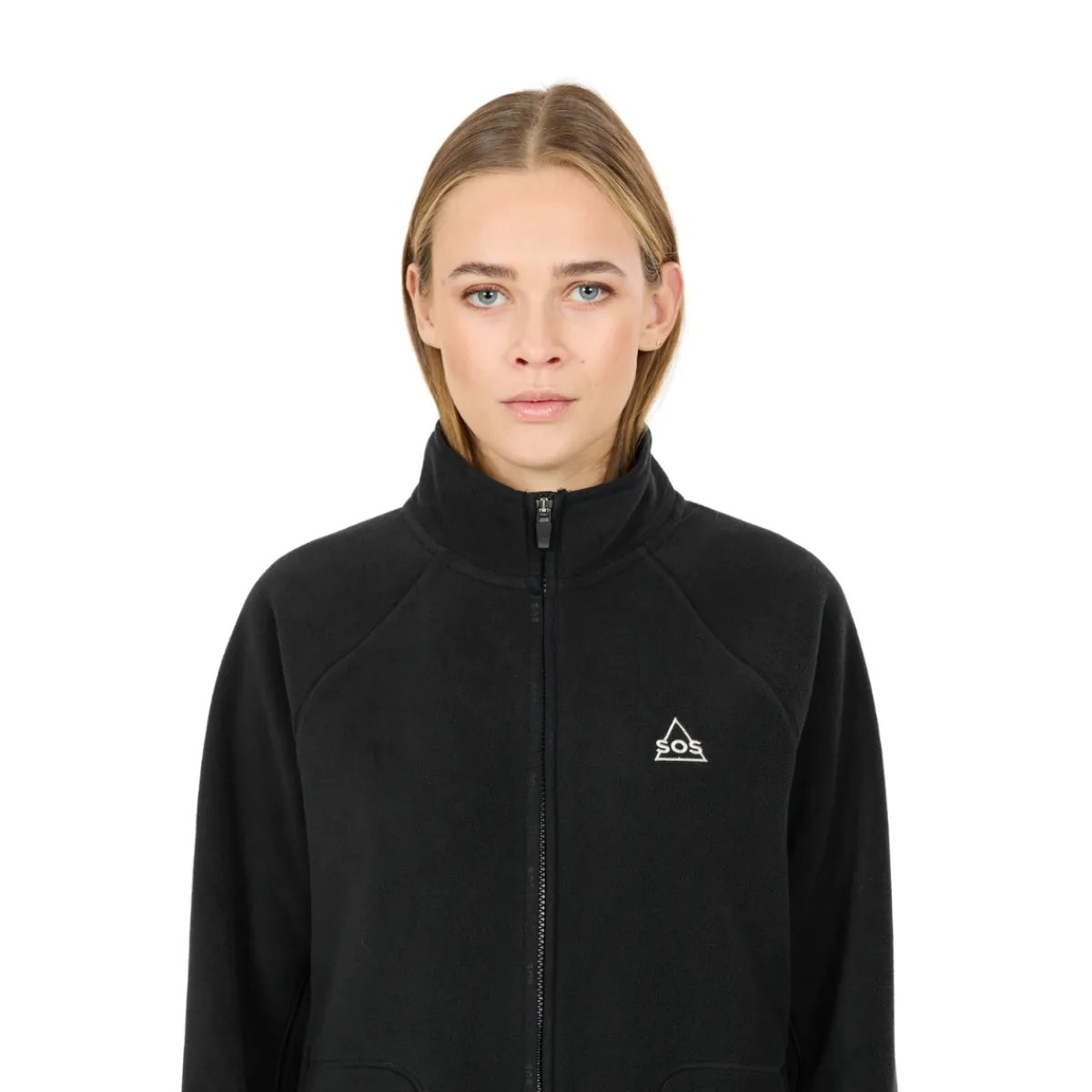 Munson Full Zip Fleece, dame (Black)-SOS