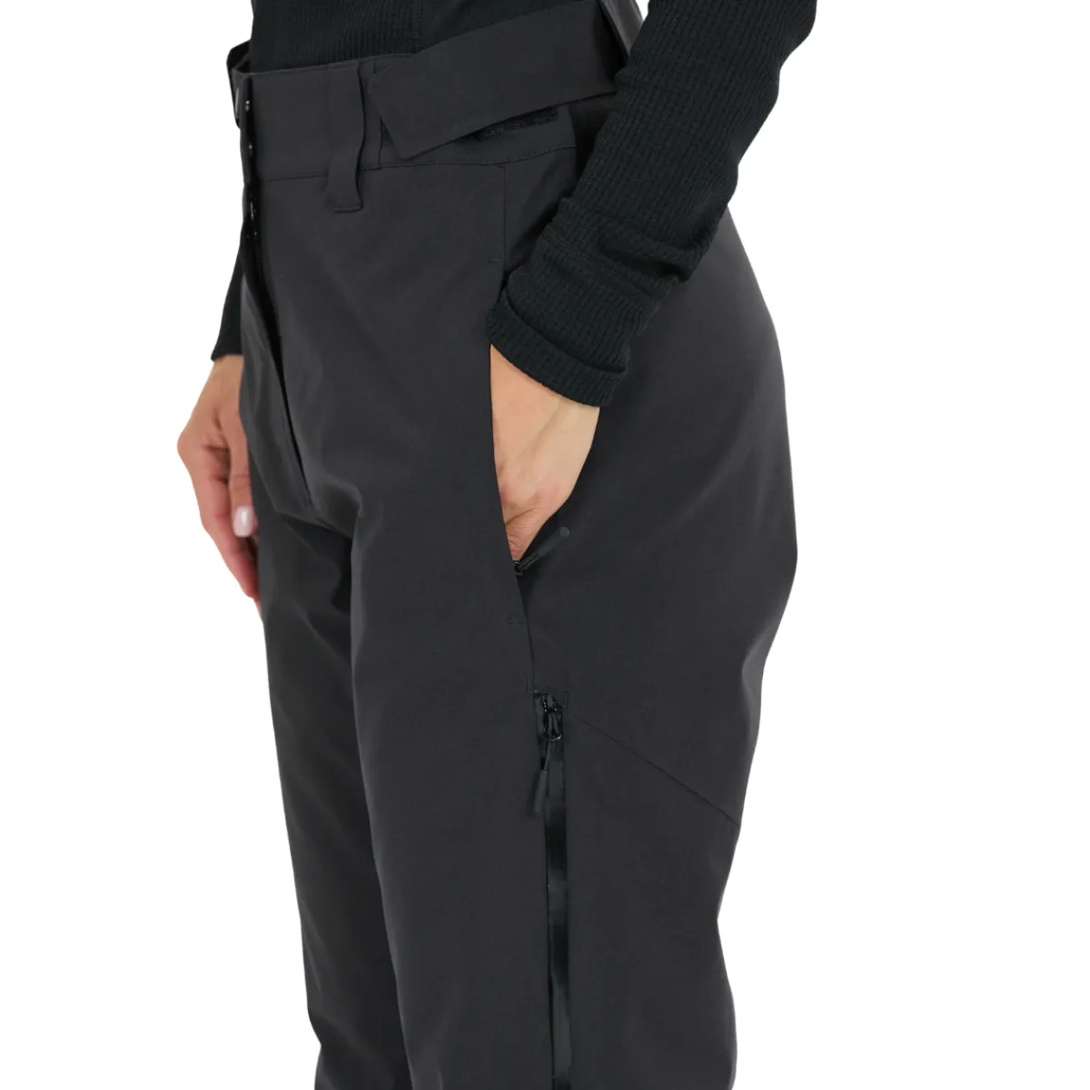 Samkos 2-Layer Insulated Skibukser, dame (Black)-SOS Best