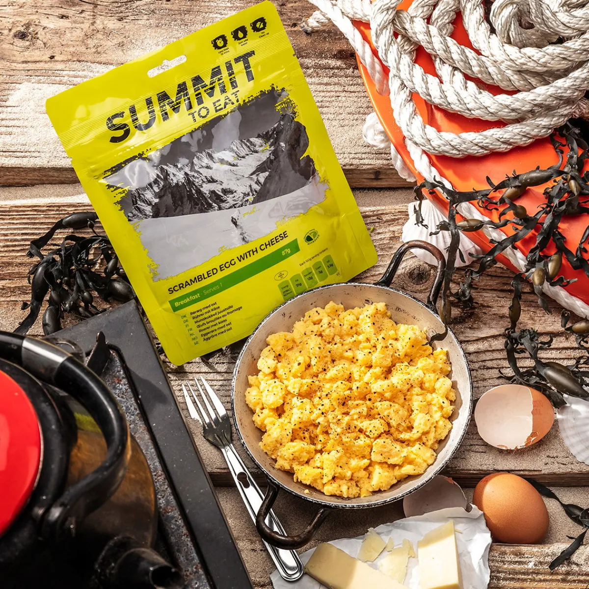 Scrambled Egg with Cheese / Røræg med ost-SUMMIT TO EAT Best