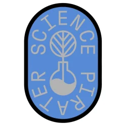 Uniformsmærke, SciencePirater, 10-13 år, blå-DDS Online