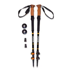 Trekking Pole Hiker vandrestave (Black Yellow)-WARMPEACE Discount