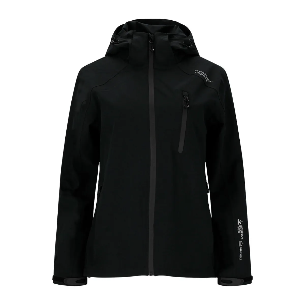 Camelia regnjakke, dame (Black)-WEATHER REPORT Online