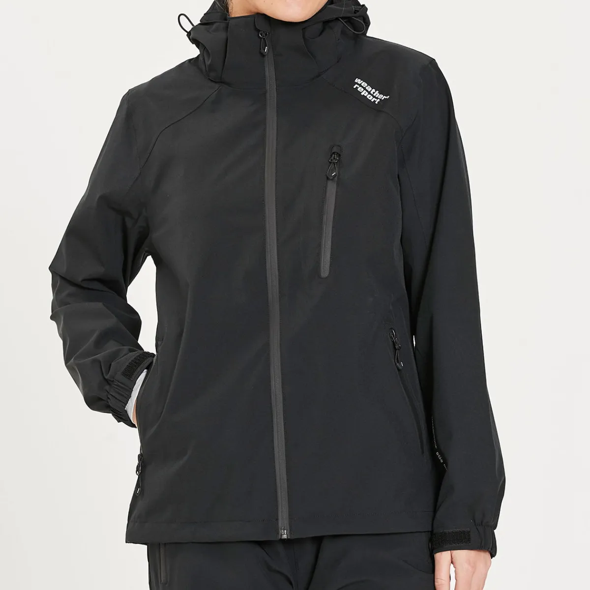 Camelia regnjakke, dame (Black)-WEATHER REPORT Online