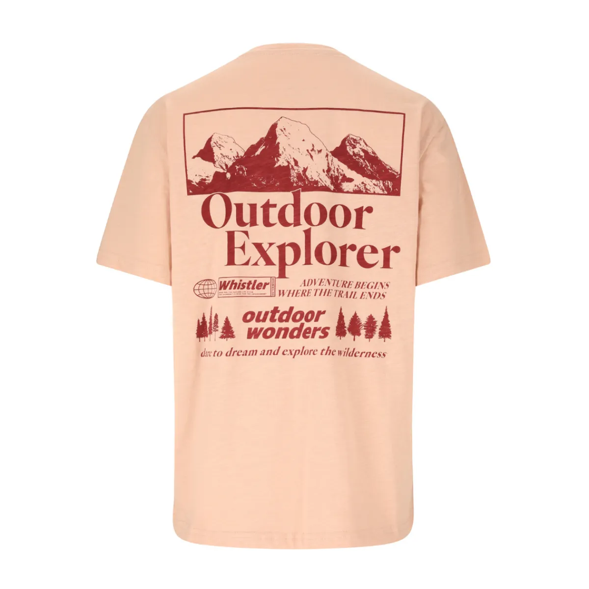Kunta T-shirt, dame (Rosa Dust)-WHISTLER