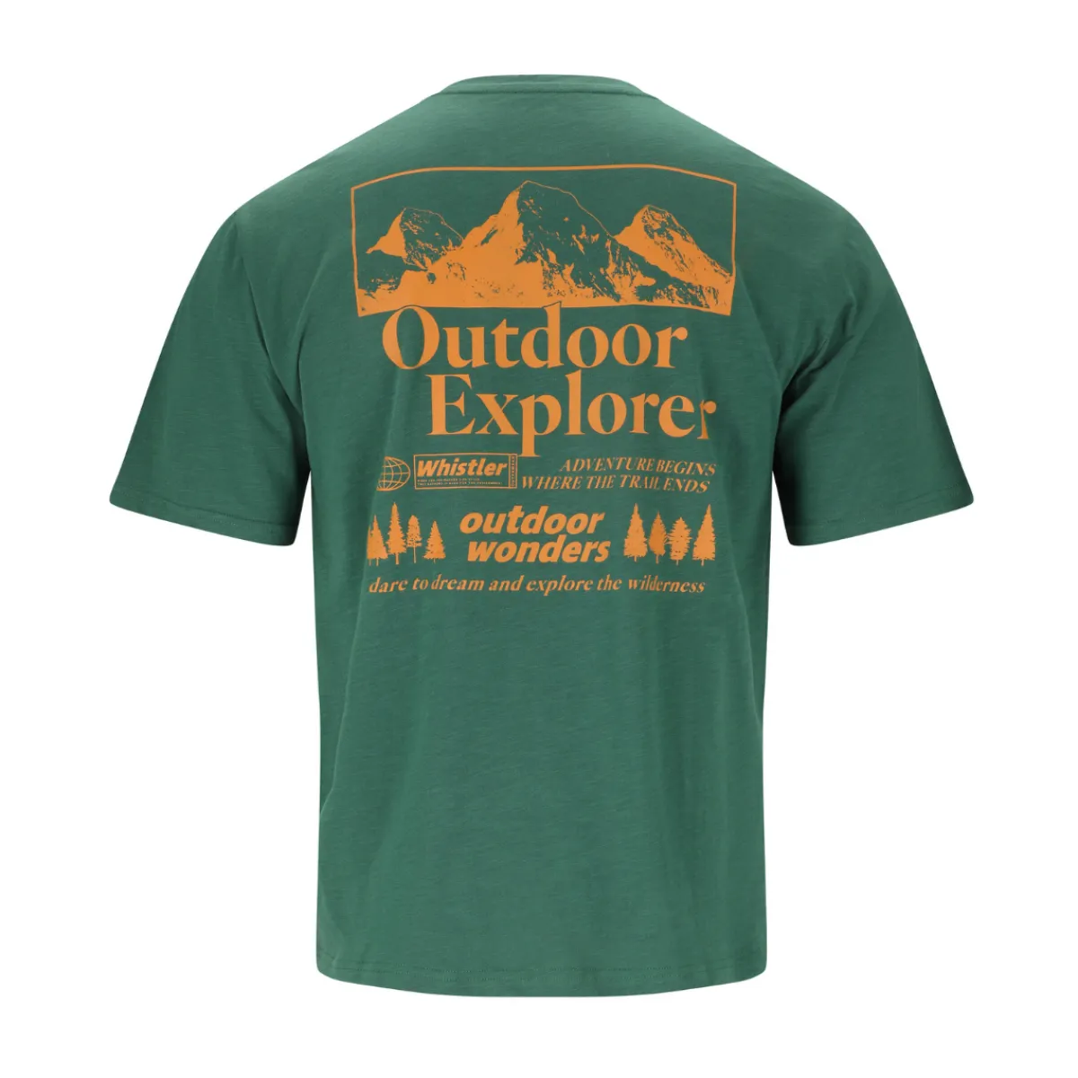 Kunta T-shirt, herre (Trekking Green)-WHISTLER New