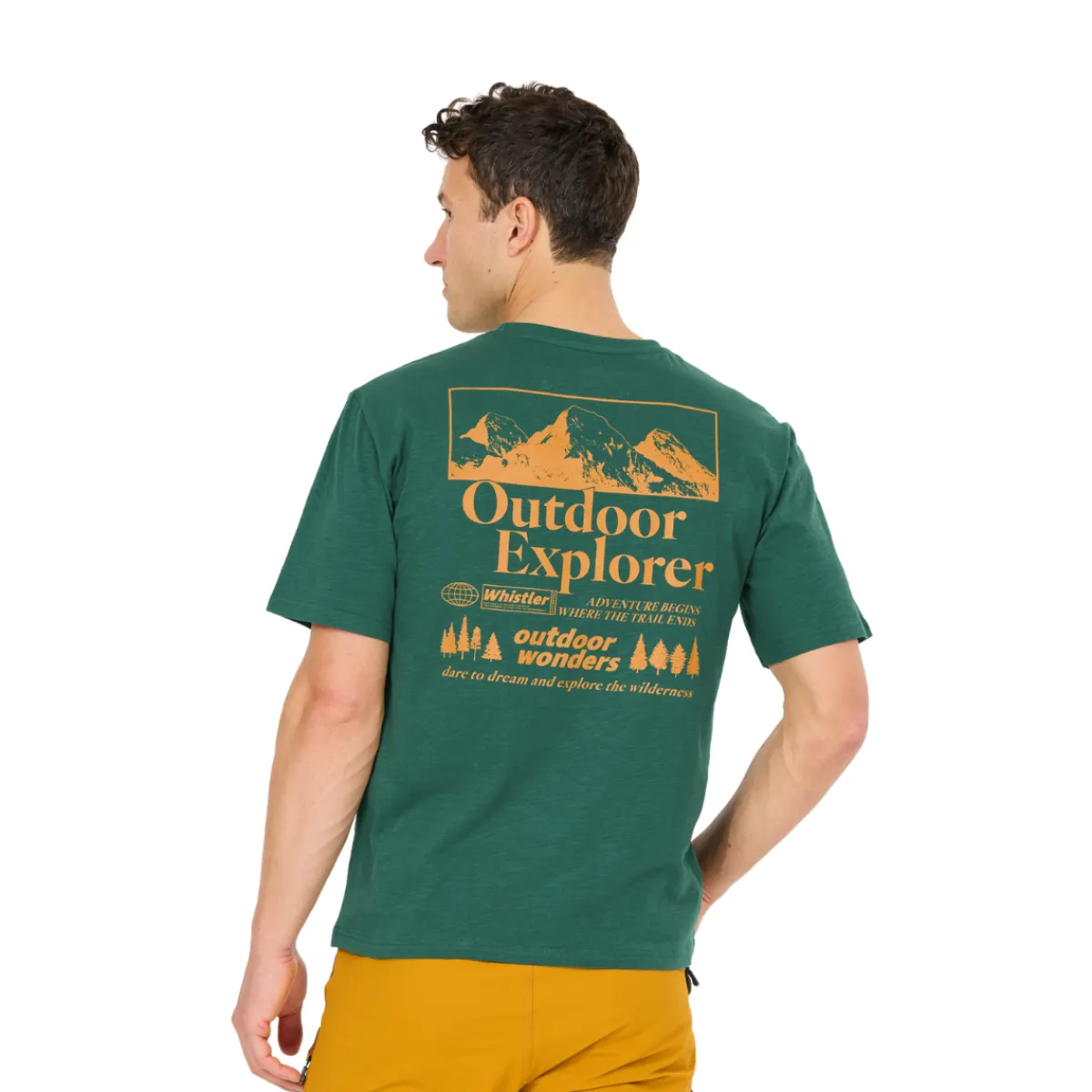 Kunta T-shirt, herre (Trekking Green)-WHISTLER New
