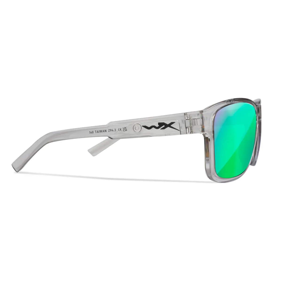 Trek, Captivate Polaroid Glas, Transparent Stel, Unisex-WILEY X Hot