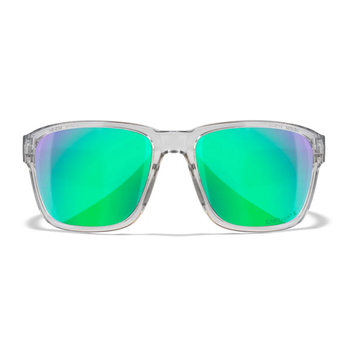 Trek, Captivate Polaroid Glas, Transparent Stel, Unisex-WILEY X Hot