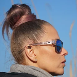 Trek, Captivate Polaroid Glas, Transparent Stel, Unisex-WILEY X Hot
