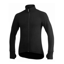 Full Zip Jacket 400 uldtrøje, unisex (Black)-WOOLPOWER Clearance