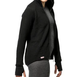 Full Zip Jacket 400 uldtrøje, unisex (Black)-WOOLPOWER Clearance