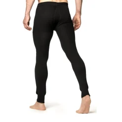 Long Johns w/Fly 200 uldunderbukser, herre (Black)-WOOLPOWER Hot